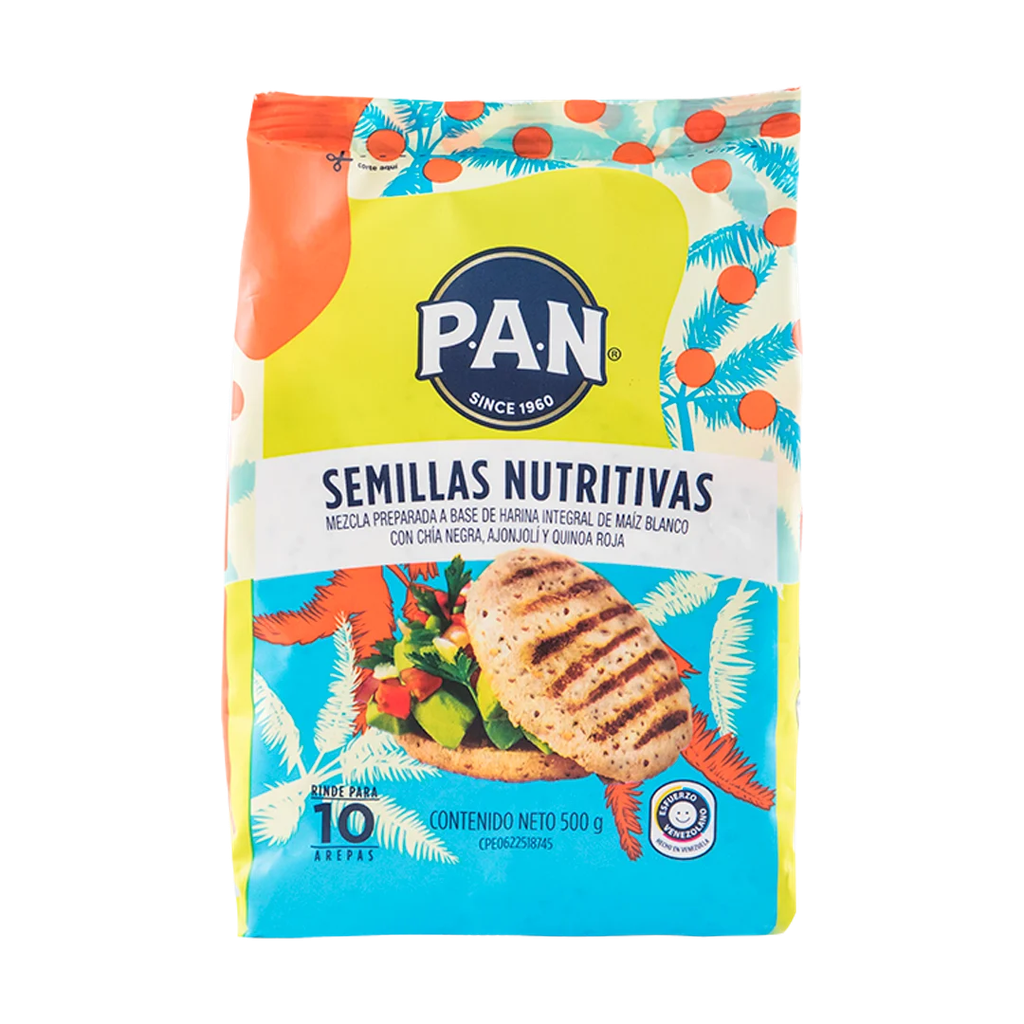 PAN SEMILLAS NUTRITIVAS 500 G x 12 Uds.