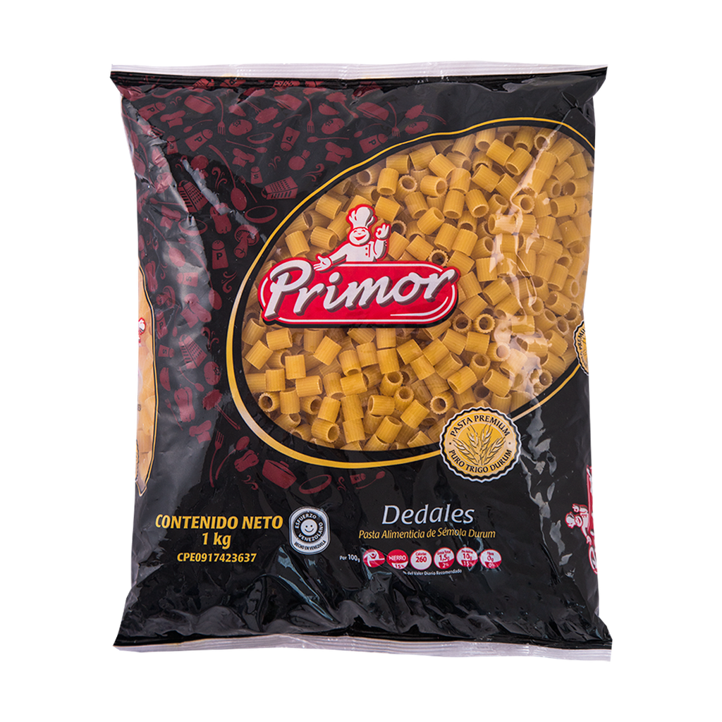 PASTA CORTA DEDALES 1 KG x 12 Uds (E)