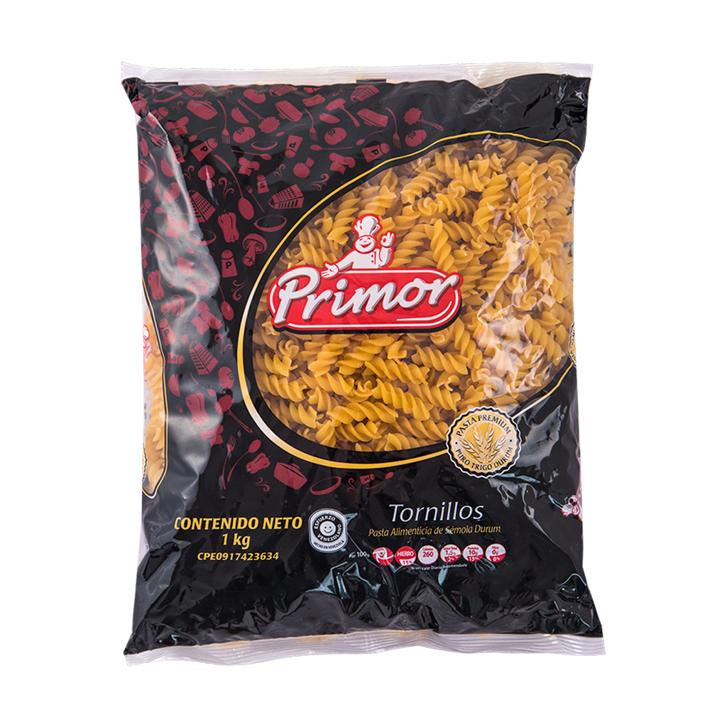 PASTA CORTA TORNILLO 1 KG x 12 Uds (E)