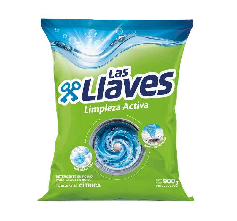 LAS LLAVES DET. L.ACTIVA CITRICO 900 GX10Uds.