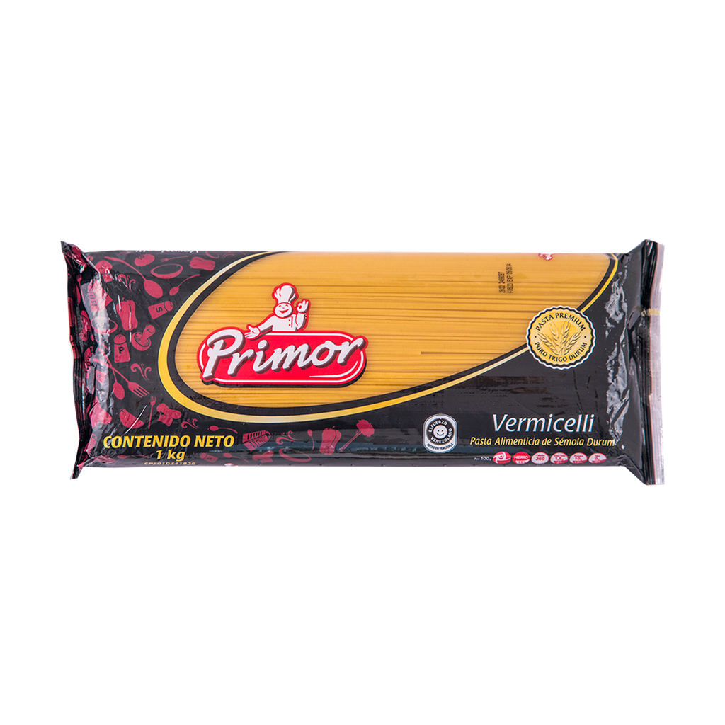 PASTA LARGA VERMICELLI 1 KG x 12 Uds (E)