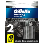 GILLETE MACH3 CARBONO CARTUX2 16 G x 72 Uds.