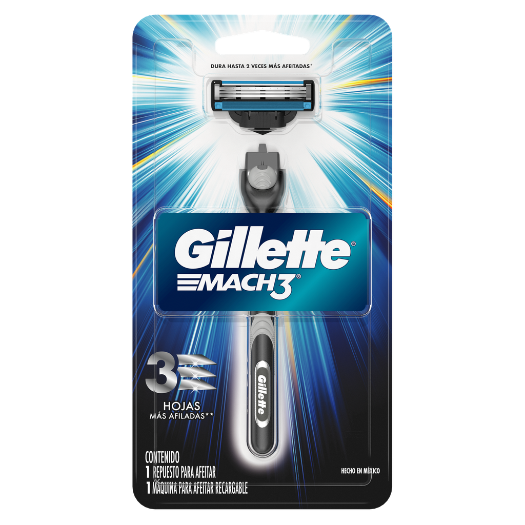 GILLETTE MACH3 SISTEMA 37 G x 30 Uds.