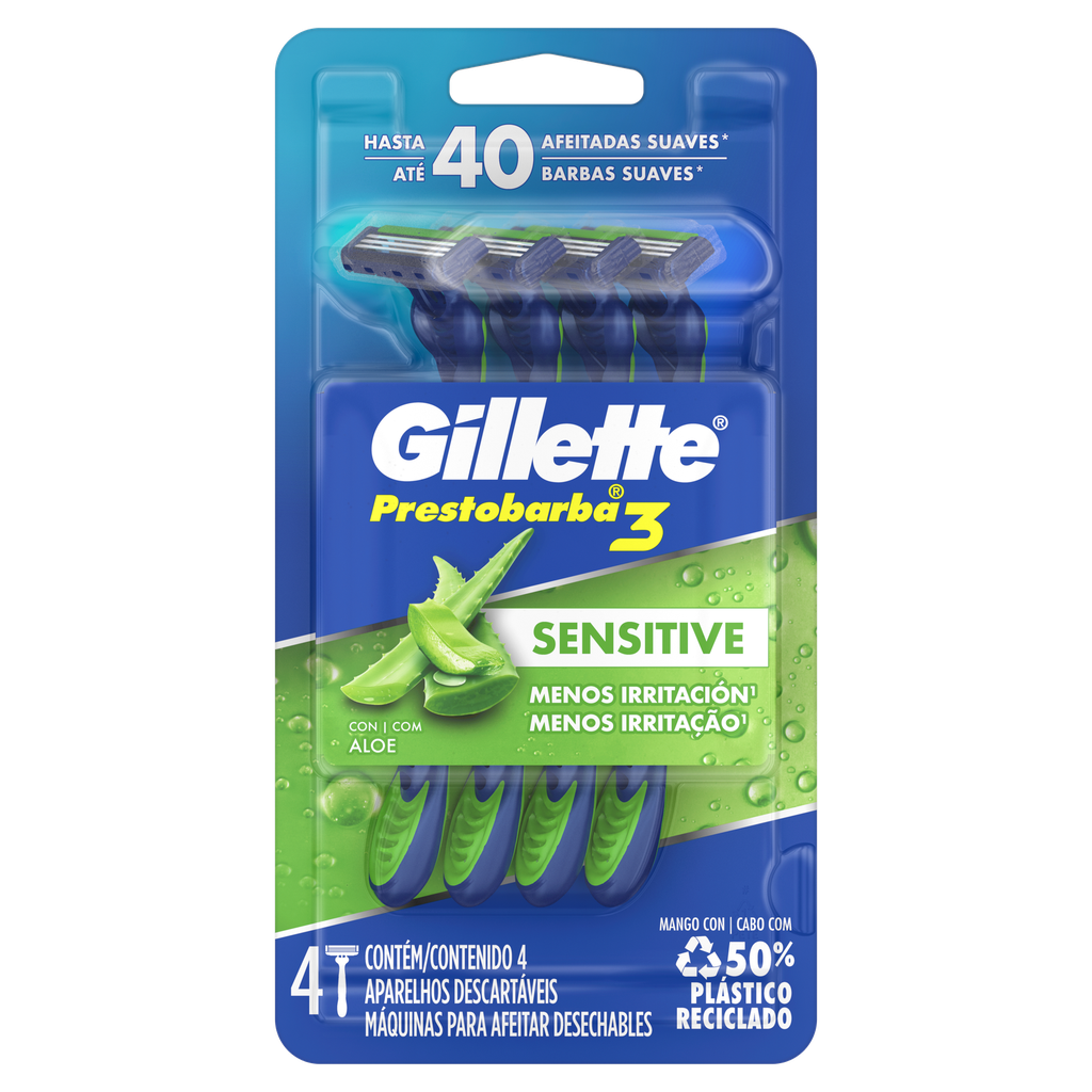 GILLETTE BLIST PB3X4 SENSECARE 48 G x 36 Uds.