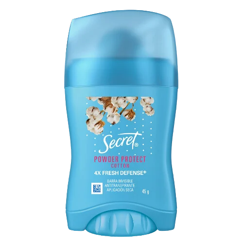 SECRET CLEARGEL POWDPROT COTTON 45 G x 12 Uds.