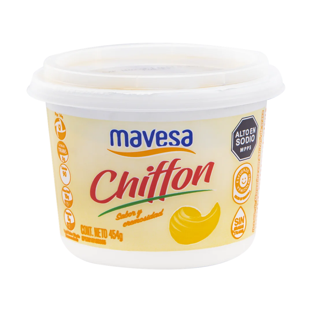MAVESA CHIFFON MARGARINA PREM 454 G x 12 Uds.