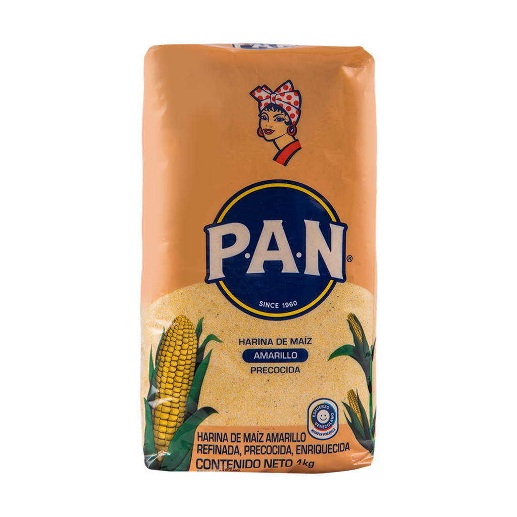 HARINA DE MAIZ AMARILLA LIBRE DE GLUTEN 1 KG x 20 Uds BOPP 20 (E)