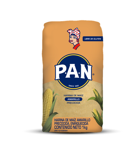 [H136] HARINA MAIZ AMARILLA 1 KG x 20 Uds BOPP 20 (E)