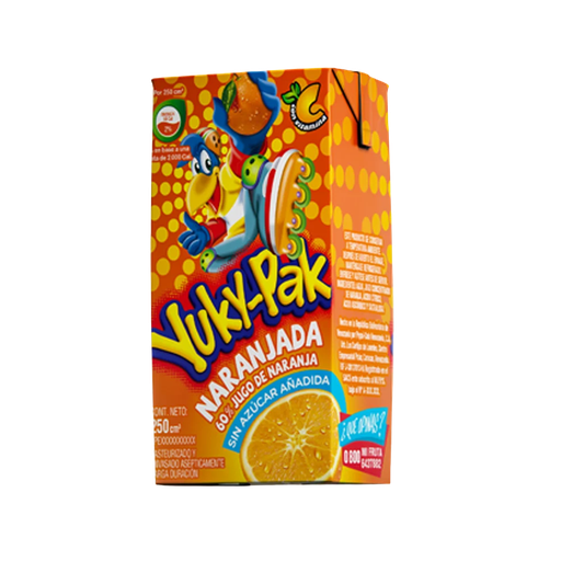 [1018181] YUKYPAK NARANJA S/A LD 250 ML x 24 ml