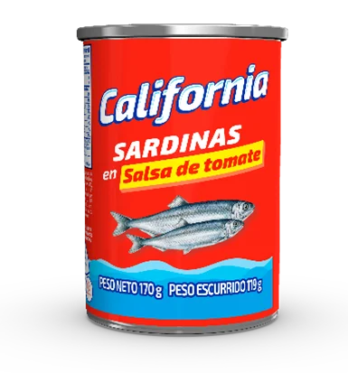[D401] CALIFORNIA SARDINA TOMATE 170 G x 20 Uds.