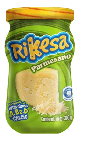 [T565] RIKESA QUESO PARMESANO ENRIQ 200 G x 18 Uds.